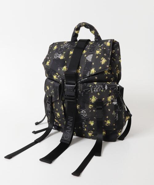 GANNI(ガニー)の「GANNI PRINTED NYLON BACKPACK(バックパック/リュック・レディース・その他1・-)」の6枚目の写真