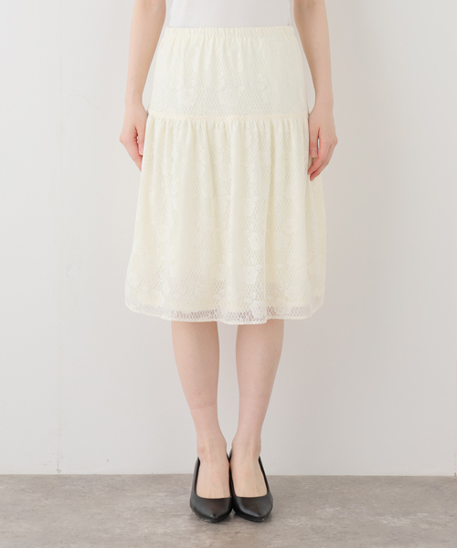EDIT. FOR LULU(エディットフォールル)の「【Hosbjerg/ホスビョーグ】lace skirt(スカート・レディース・ホワイト・FREE)」の10枚目の写真