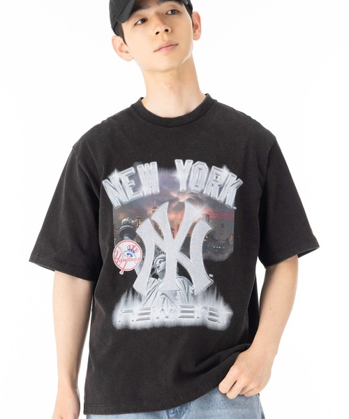 NEW ERA(ニューエラ)の「ニューエラ 半袖Tシャツ MLB(Tシャツ/カットソー・メンズ・ブラック系/ブラック・XXL/XL/L/M)」の1枚目の写真