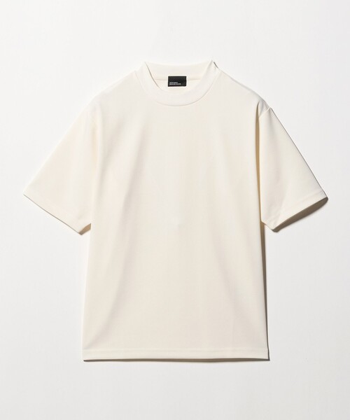 green label relaxing(グリーンレーベルリラクシング)の「【WEB限定】JUST fit ジャージ 半袖 Tシャツ(Tシャツ/カットソー・メンズ・オフホワイト/ブラック・L/S/M/XL)」の8枚目の写真