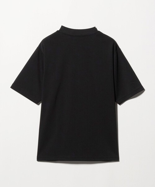green label relaxing(グリーンレーベルリラクシング)の「【WEB限定】JUST fit ジャージ 半袖 Tシャツ(Tシャツ/カットソー・メンズ・オフホワイト/ブラック・L/S/M/XL)」の12枚目の写真