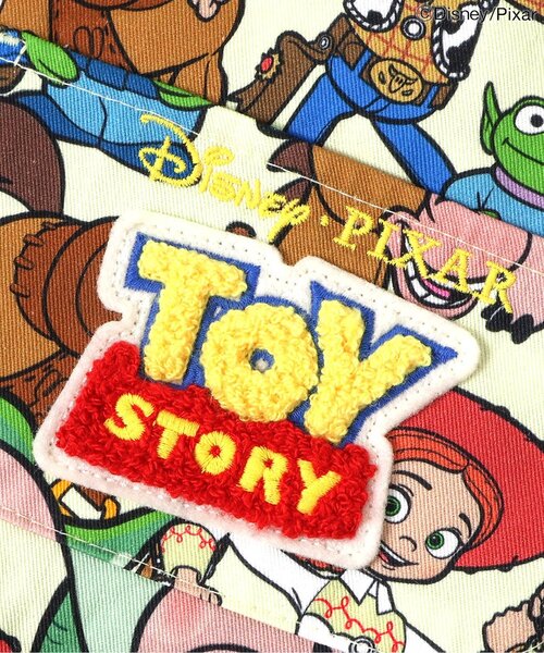 Disney(ディズニー)の「ディズニーキャラクター トイ・ストーリー/総柄ショートサロペ(サロペット/オーバーオール・キッズ・グリーン・130/90/100/110/120)」の10枚目の写真