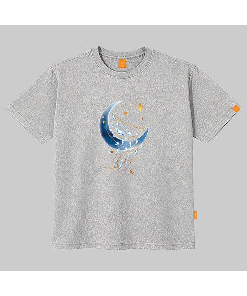 LLAMO(エラモ)の「ダルビッチドルフィン 半袖Tシャツ 男女共用 ビッグサイズ S 4XL(Tシャツ/カットソー・レディース・グレー/ホワイト/ダークインディゴブルー/ブラック・SMALL/X-LARGE/4XL/3XL/LARGE/MEDIUM/2XL)」の1枚目の写真
