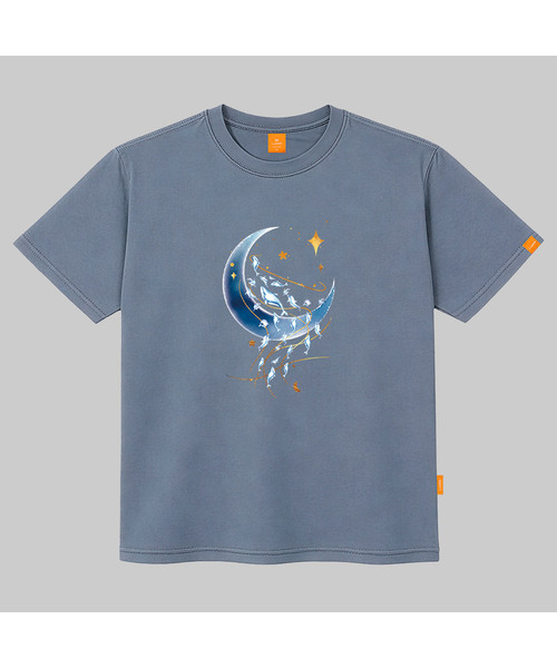 LLAMO(エラモ)の「ダルビッチドルフィン 半袖Tシャツ 男女共用 ビッグサイズ S 4XL(Tシャツ/カットソー・レディース・グレー/ホワイト/ダークインディゴブルー/ブラック・SMALL/X-LARGE/4XL/3XL/LARGE/MEDIUM/2XL)」の4枚目の写真