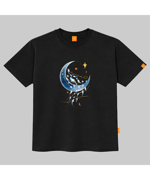 LLAMO(エラモ)の「ダルビッチドルフィン 半袖Tシャツ 男女共用 ビッグサイズ S 4XL(Tシャツ/カットソー・レディース・グレー/ホワイト/ダークインディゴブルー/ブラック・SMALL/X-LARGE/4XL/3XL/LARGE/MEDIUM/2XL)」の3枚目の写真