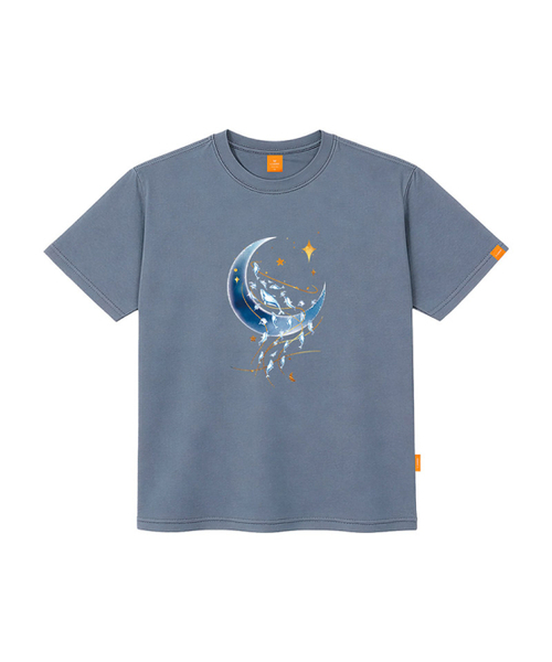 LLAMO(エラモ)の「ダルビッチドルフィン 半袖Tシャツ 男女共用 ビッグサイズ S 4XL(Tシャツ/カットソー・レディース・グレー/ホワイト/ダークインディゴブルー/ブラック・SMALL/X-LARGE/4XL/3XL/LARGE/MEDIUM/2XL)」の5枚目の写真