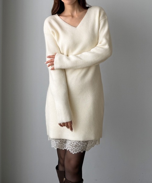 セール】GATHER DETAIL CUT DRESS（ワンピース）｜Ameri（アメリ）の