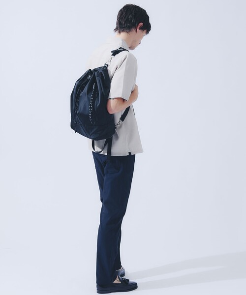 ABAHOUSE GRAY（アバハウスグレイ）の「【軽量/撥水】2WAY バックパック / ワンショルダーバッグ（バックパック/リュック・メンズ・ブラック・フリー）」の2枚目の写真