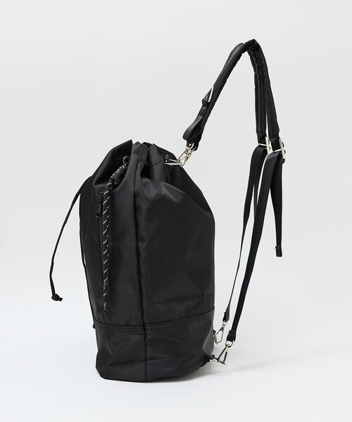 ABAHOUSE GRAY（アバハウスグレイ）の「【軽量/撥水】2WAY バックパック / ワンショルダーバッグ（バックパック/リュック・メンズ・ブラック・フリー）」の5枚目の写真