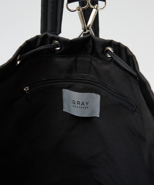 ABAHOUSE GRAY（アバハウスグレイ）の「【軽量/撥水】2WAY バックパック / ワンショルダーバッグ（バックパック/リュック・メンズ・ブラック・フリー）」の10枚目の写真