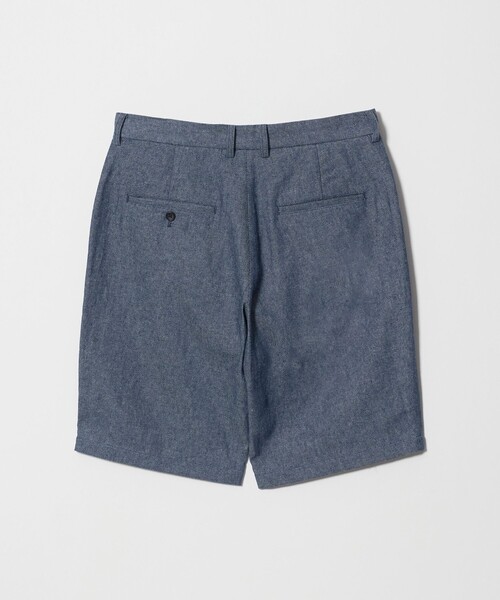 A DAY IN THE LIFE UNITED ARROWS(アデイインザライフユナイテッドアローズ)の「シャンブレーツイル ノープリーツ ショーツ<A DAY IN THE LIFE>(その他パンツ・メンズ・ネイビー/オフホワイト/オリーブ・S/M/L)」の20枚目の写真