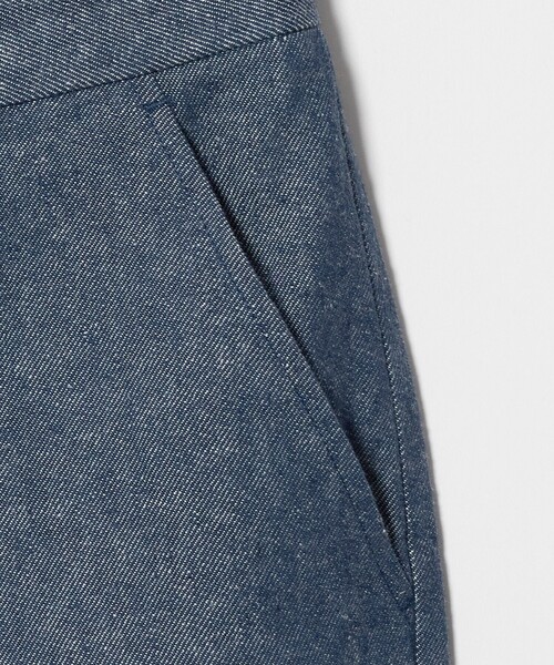 A DAY IN THE LIFE UNITED ARROWS(アデイインザライフユナイテッドアローズ)の「シャンブレーツイル ノープリーツ ショーツ<A DAY IN THE LIFE>(その他パンツ・メンズ・ネイビー/オフホワイト/オリーブ・S/M/L)」の18枚目の写真