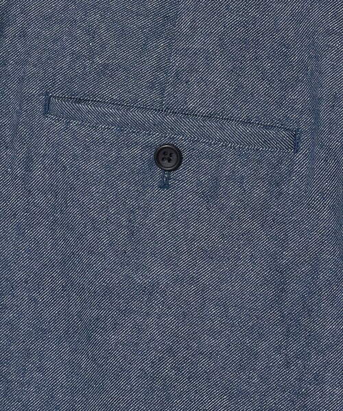 A DAY IN THE LIFE UNITED ARROWS(アデイインザライフユナイテッドアローズ)の「シャンブレーツイル ノープリーツ ショーツ<A DAY IN THE LIFE>(その他パンツ・メンズ・ネイビー/オフホワイト/オリーブ・S/M/L)」の17枚目の写真