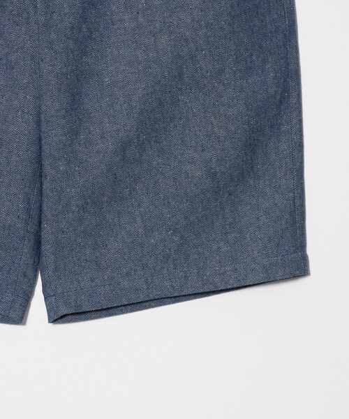 A DAY IN THE LIFE UNITED ARROWS(アデイインザライフユナイテッドアローズ)の「シャンブレーツイル ノープリーツ ショーツ<A DAY IN THE LIFE>(その他パンツ・メンズ・ネイビー/オフホワイト/オリーブ・S/M/L)」の14枚目の写真