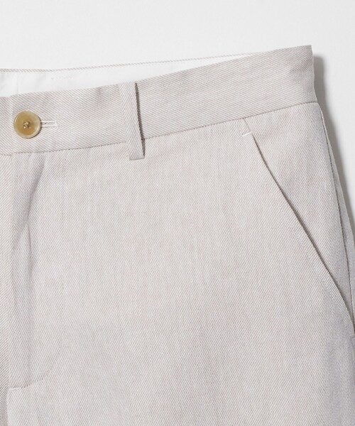 A DAY IN THE LIFE UNITED ARROWS(アデイインザライフユナイテッドアローズ)の「シャンブレーツイル ノープリーツ ショーツ<A DAY IN THE LIFE>(その他パンツ・メンズ・ネイビー/オフホワイト/オリーブ・S/M/L)」の11枚目の写真