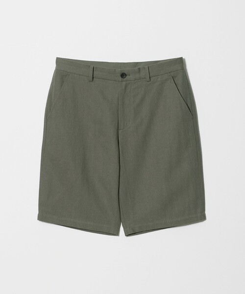 A DAY IN THE LIFE UNITED ARROWS(アデイインザライフユナイテッドアローズ)の「シャンブレーツイル ノープリーツ ショーツ<A DAY IN THE LIFE>(その他パンツ・メンズ・ネイビー/オフホワイト/オリーブ・S/M/L)」の8枚目の写真