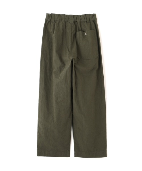 MHL.（エムエイチエル）の「COTTON LINEN TINY RIPSTOP（その他パンツ・レディース・カーキ/ライトベージュ・0/1/2/3）」の3枚目の写真