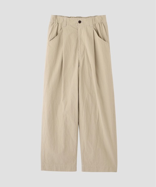 MHL.(エムエイチエル)の「COTTON LINEN TINY RIPSTOP(その他パンツ・レディース・カーキ/ライトベージュ・0/1/2/3)」の9枚目の写真
