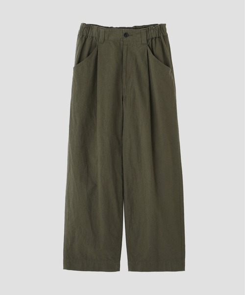 MHL.(エムエイチエル)の「COTTON LINEN TINY RIPSTOP(その他パンツ・レディース・カーキ/ライトベージュ・0/1/2/3)」の11枚目の写真