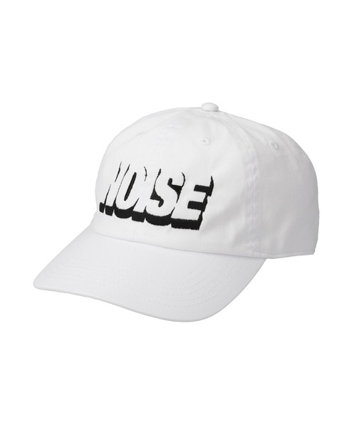 NOISE MAKER(ノイズメーカー)の「シャドウロゴ刺繍CAP(キャップ・メンズ・ブラック/ホワイト・FREE)」の1枚目の写真