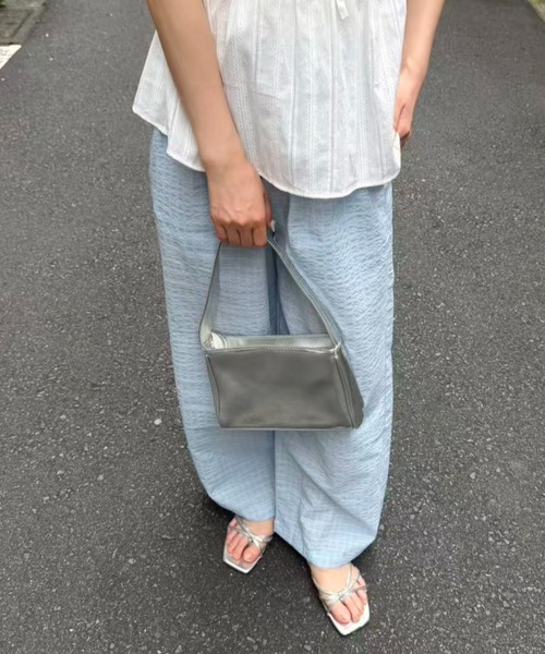 mebole(メボレ)の「check wide easy pants(その他パンツ・レディース・ホワイト/ブルー・FREE)」の20枚目の写真