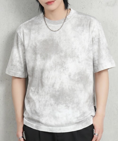 BENUSTA（ベヌスタ）の「A'GEM/9 × .kom 『BENUSTA/ベヌスタ　』Pigment-Washed Short Sleeve T-Shirt /ピグメントウォッシュ半袖Tシャツ（Tシャツ/カットソー・メンズ・ブラック/ホワイト・M/L）」の8枚目の写真