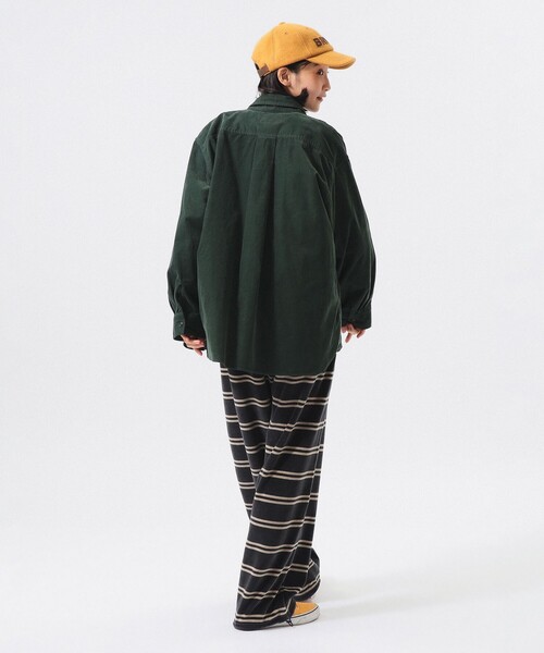 Healthknit(ヘルスニット)の「【別注】Healthknit / ボーダー ベロア イージーパンツ(その他パンツ・レディース・ブラック/ブラウン・ONE SIZE)」の5枚目の写真