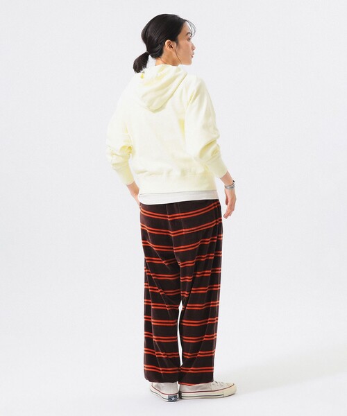 Healthknit(ヘルスニット)の「【別注】Healthknit / ボーダー ベロア イージーパンツ(その他パンツ・レディース・ブラック/ブラウン・ONE SIZE)」の8枚目の写真
