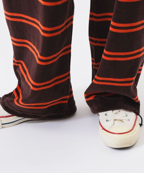 Healthknit(ヘルスニット)の「【別注】Healthknit / ボーダー ベロア イージーパンツ(その他パンツ・レディース・ブラック/ブラウン・ONE SIZE)」の16枚目の写真