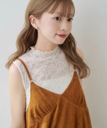 Kastane | レースミニハイネックタンク(タンクトップ)