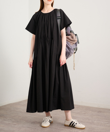 U by SPICK&SPAN | 2WAYハーフスリーブコットンロングワンピース(ワンピース)