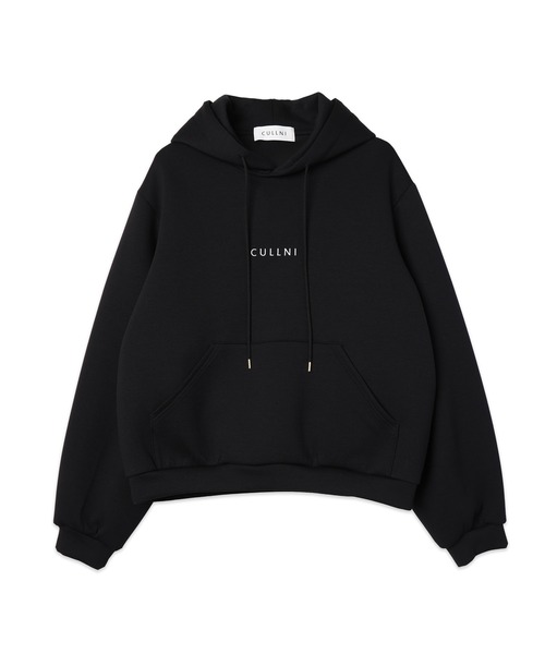 CULLNI(クルニ)の「CULLNI Logo Embroidery Double Face Hoodie(パーカー・メンズ・ネイビー/ブラック/グレー/グリーン・2/1)」の1枚目の写真