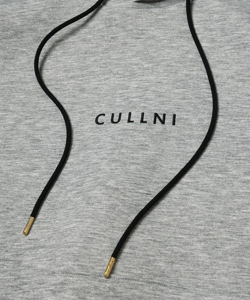 CULLNI(クルニ)の「CULLNI Logo Embroidery Double Face Hoodie(パーカー・メンズ・ネイビー/ブラック/グレー/グリーン・2/1)」の18枚目の写真