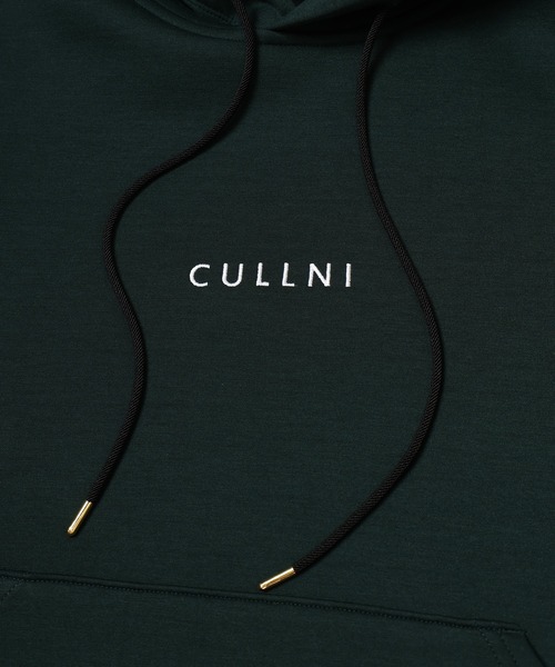 CULLNI(クルニ)の「CULLNI Logo Embroidery Double Face Hoodie(パーカー・メンズ・ネイビー/ブラック/グレー/グリーン・2/1)」の6枚目の写真