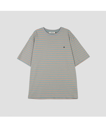 MULTI STRIPE BOXY TEE (T-7216)