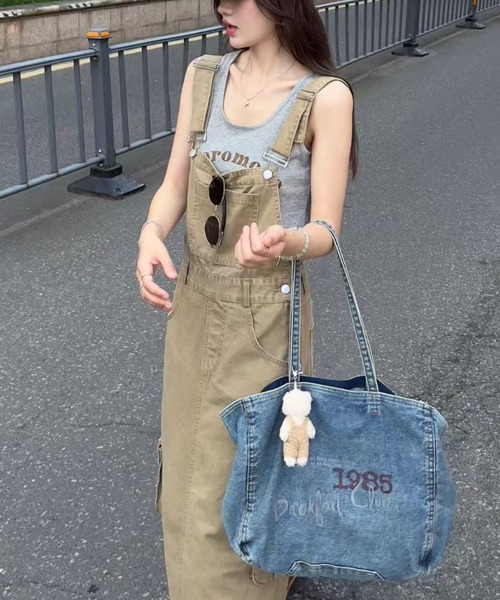 FAVORITO(ファヴォリート)の「トップス+ストラップワンピースセットアップ(セットアップ・レディース・ブラック/ピンク/ベージュ・F)」の8枚目の写真