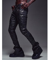 GUAPI/グアピ/All Black Relic Waxed Denim
