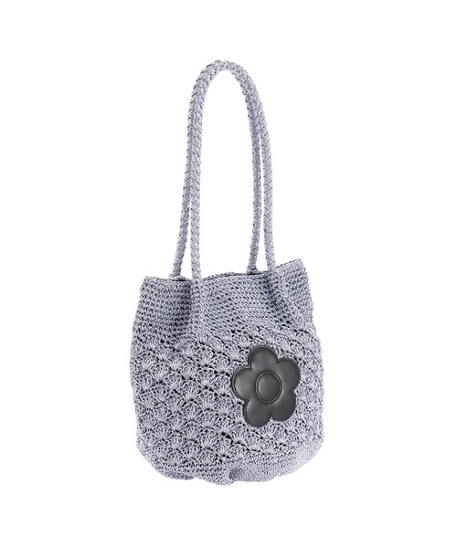MARY QUANT(マリークワント)の「ラメクロッシェ ミニトート(トートバッグ・レディース・ブラック/ピンク/ブルー/オーロラホワイト・FREE)」の17枚目の写真