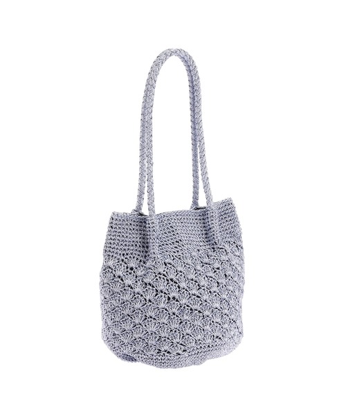 MARY QUANT(マリークワント)の「ラメクロッシェ ミニトート(トートバッグ・レディース・ブラック/ピンク/ブルー/オーロラホワイト・FREE)」の16枚目の写真