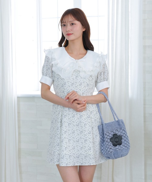 MARY QUANT(マリークワント)の「ラメクロッシェ ミニトート(トートバッグ・レディース・ブラック/ピンク/ブルー/オーロラホワイト・FREE)」の14枚目の写真