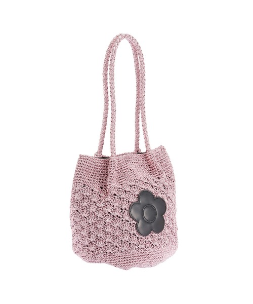 MARY QUANT(マリークワント)の「ラメクロッシェ ミニトート(トートバッグ・レディース・ブラック/ピンク/ブルー/オーロラホワイト・FREE)」の11枚目の写真
