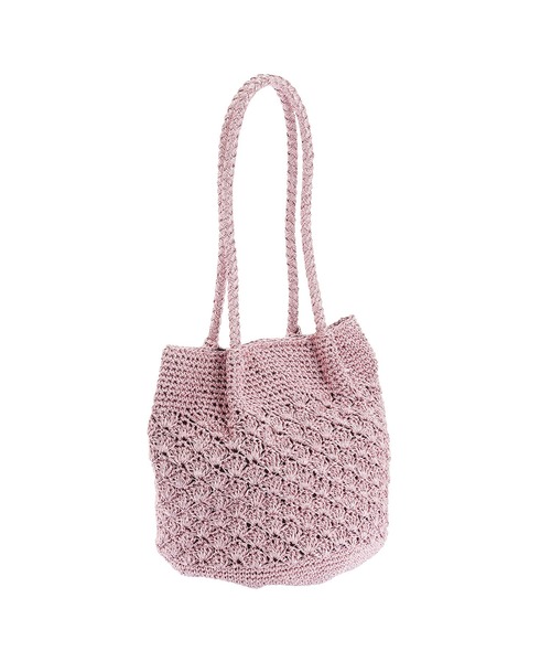 MARY QUANT(マリークワント)の「ラメクロッシェ ミニトート(トートバッグ・レディース・ブラック/ピンク/ブルー/オーロラホワイト・FREE)」の10枚目の写真
