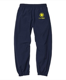 Ol' Basics（オール・ベーシックス） セットアップ対応 ジョガーパンツ U.S.ARMY ロゴプリント コットンライクナイロン トレーニングパンツ イージーパンツ アメカジ ミリタリー メンズ