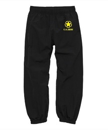 Ol' Basics（オール・ベーシックス） セットアップ対応 ジョガーパンツ U.S.ARMY ロゴプリント コットンライクナイロン トレーニングパンツ イージーパンツ アメカジ ミリタリー メンズ
