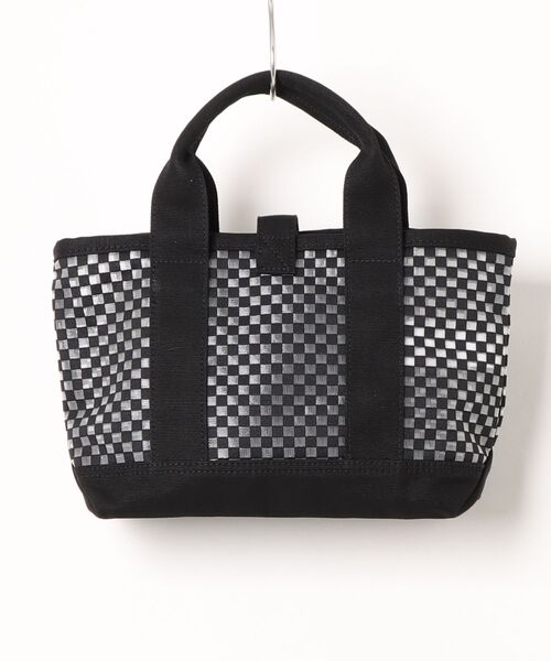 VANS（バンズ）の「メッシュ モノ トートバッグ / MESH MONO TOTE Black VN000GG3BLK1（トートバッグ・メンズ・ブラック・ONE SIZE）」の2枚目の写真