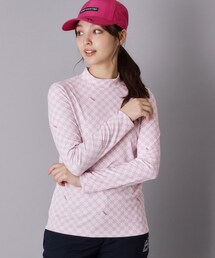 adabat | ティーチェックプリントスムースモックT(Tシャツ/カットソー)