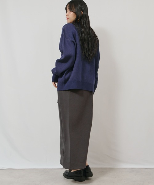palm RICHE(ポームリシュ)の「猫ニット(ニット/セーター・レディース・レッド/ネイビー/チャコールグレー・M)」の16枚目の写真