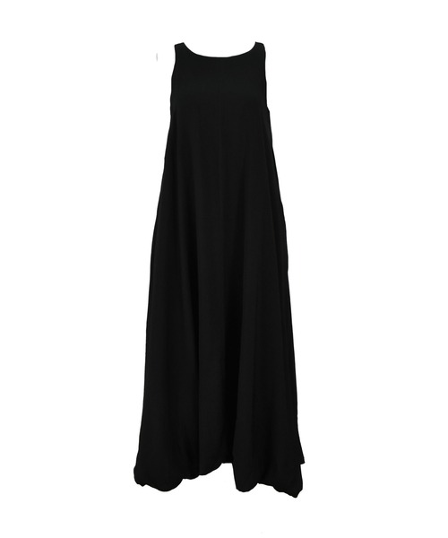 Reurie'(レウリィ)の「バルーンワンピース(chihiro select) / ロング丈 Aライン 大人カジュアル 夏服 ノースリーブ マタニティ(ワンピース・レディース・ピンク/ブラック・FREE)」の4枚目の写真