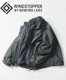 +phenix（プラスフェニックス）の「+phenix/プラスフェニックス 別注 GORE-TEX WINDSTOPPER 3WAY HARRINGTON JACKET/ゴアテックス ウインドストッパー 3WAY ハリントンジャケット（ブルゾン）」