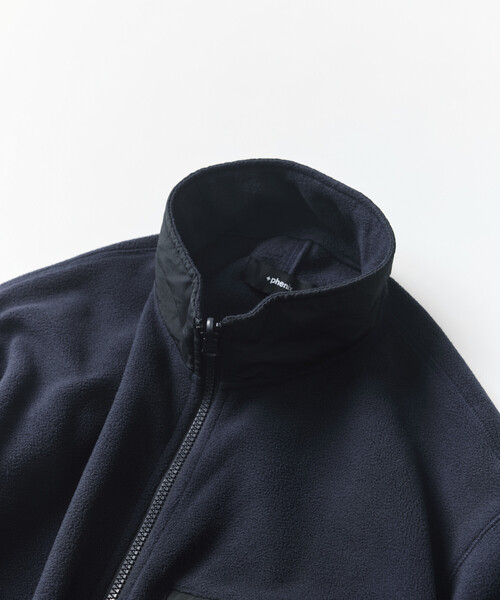 +phenix(プラスフェニックス)の「+phenix/プラスフェニックス 別注 GORE-TEX WINDSTOPPER 3WAY HARRINGTON JACKET/ゴアテックス ウインドストッパー 3WAY ハリントンジャケット(ブルゾン・メンズ・ネイビー/チャコールグレー/ブラック/グリーン・SMALL/MEDIUM/LARGE)」の9枚目の写真